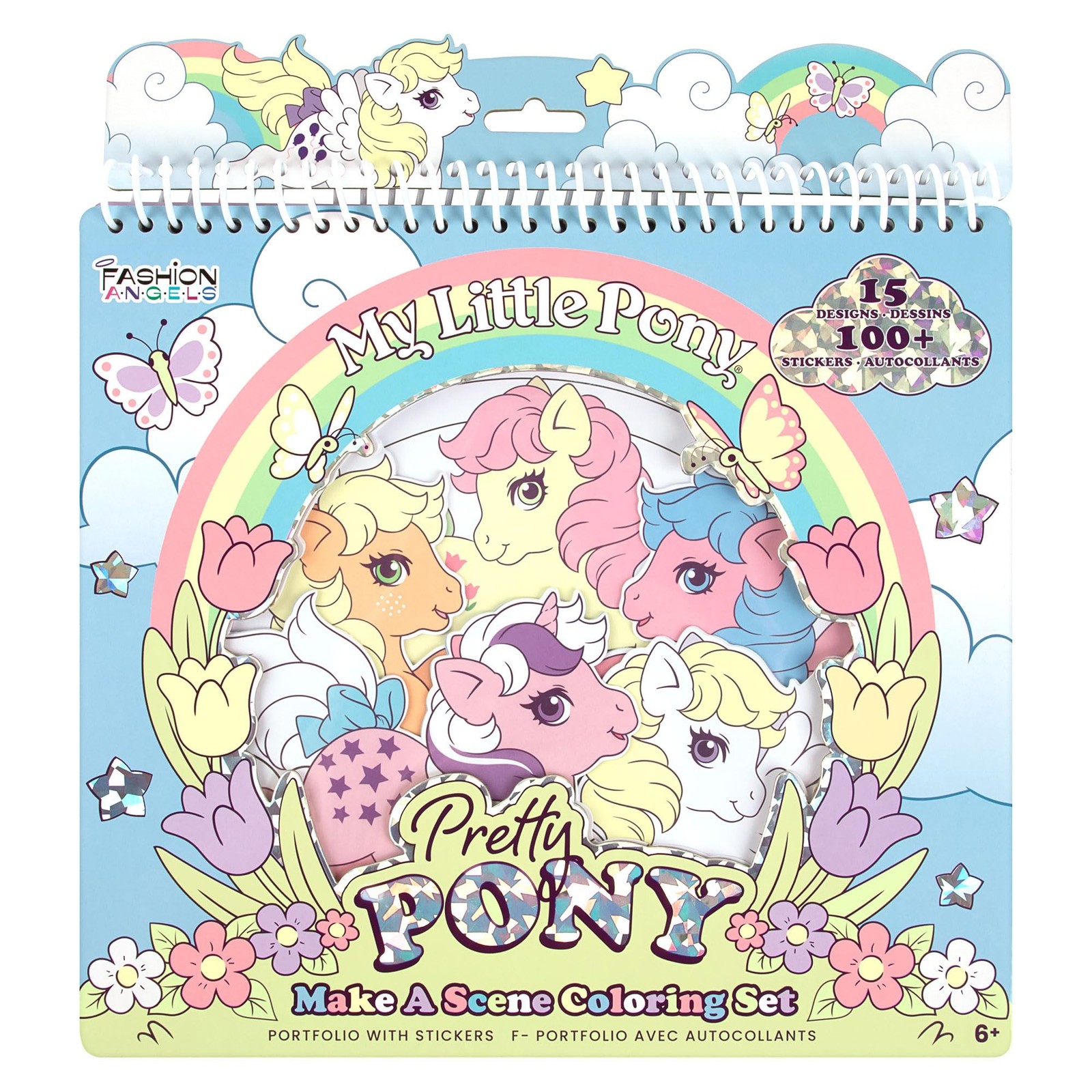 My Little Pony Pretty Pony Make a Scene Portfolio, Activity Book with 15 Sket…