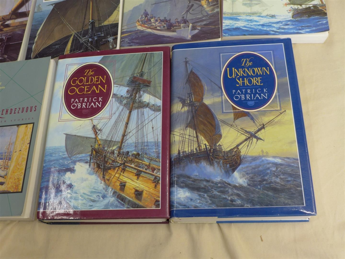 Lot of 14 PATRICK O’BRIAN BOOKS Aubrey-Maturin Series,Golden Ocean,Unknown Shore
