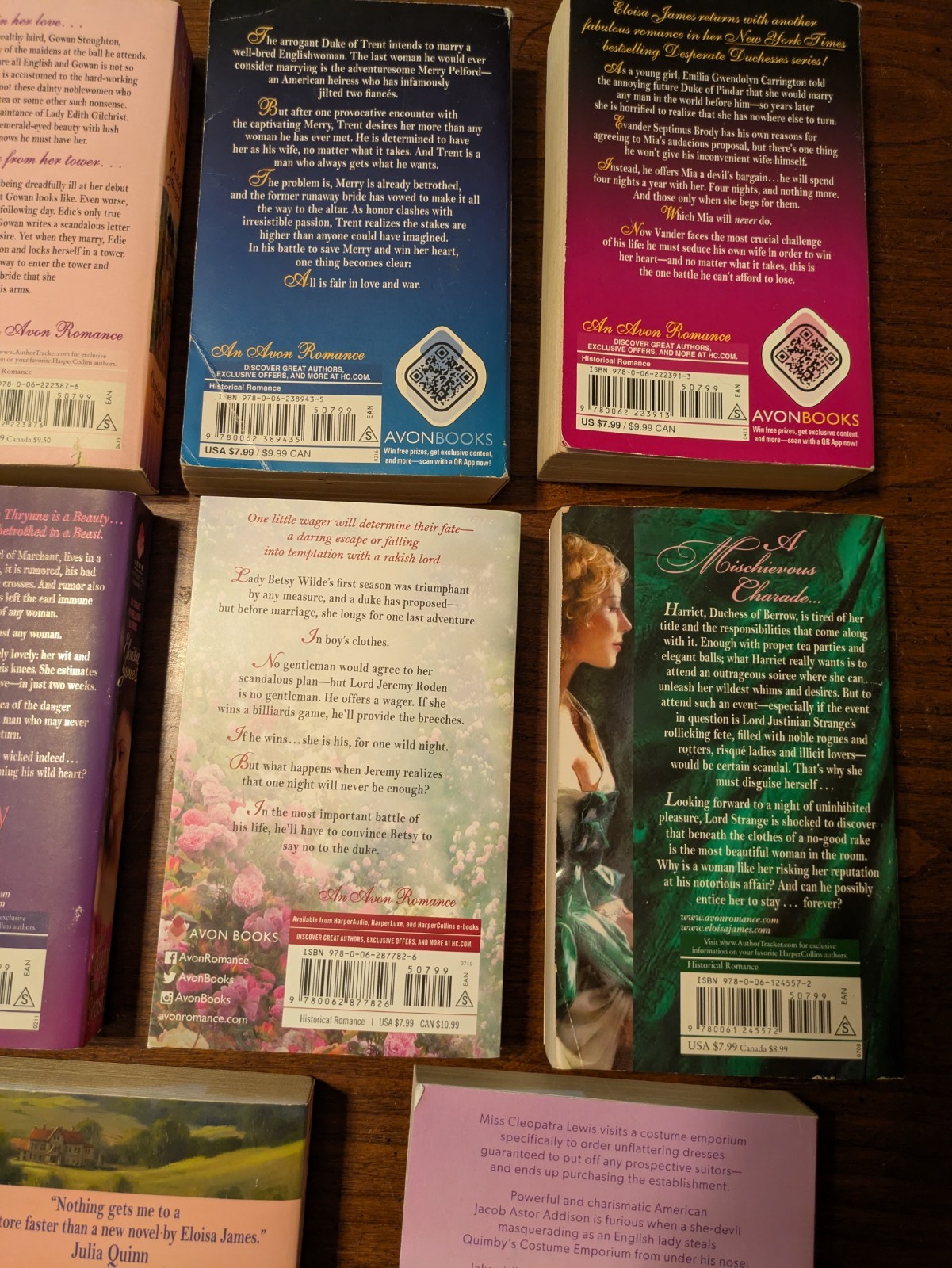 Eloisa James Historical Regency Romance 11 PB Book Lot