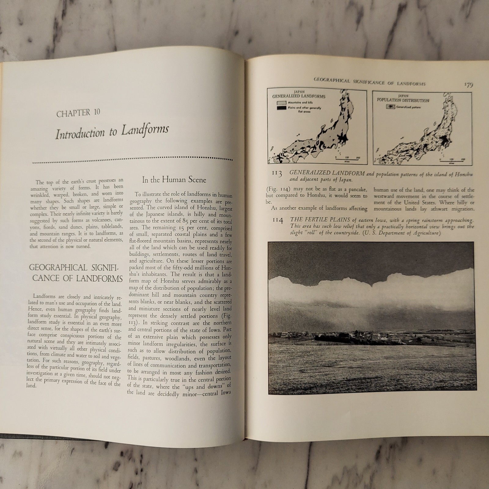 Introduction To Geography, 1951, Harcourt Brace and Co, HC, Vintage Textbook