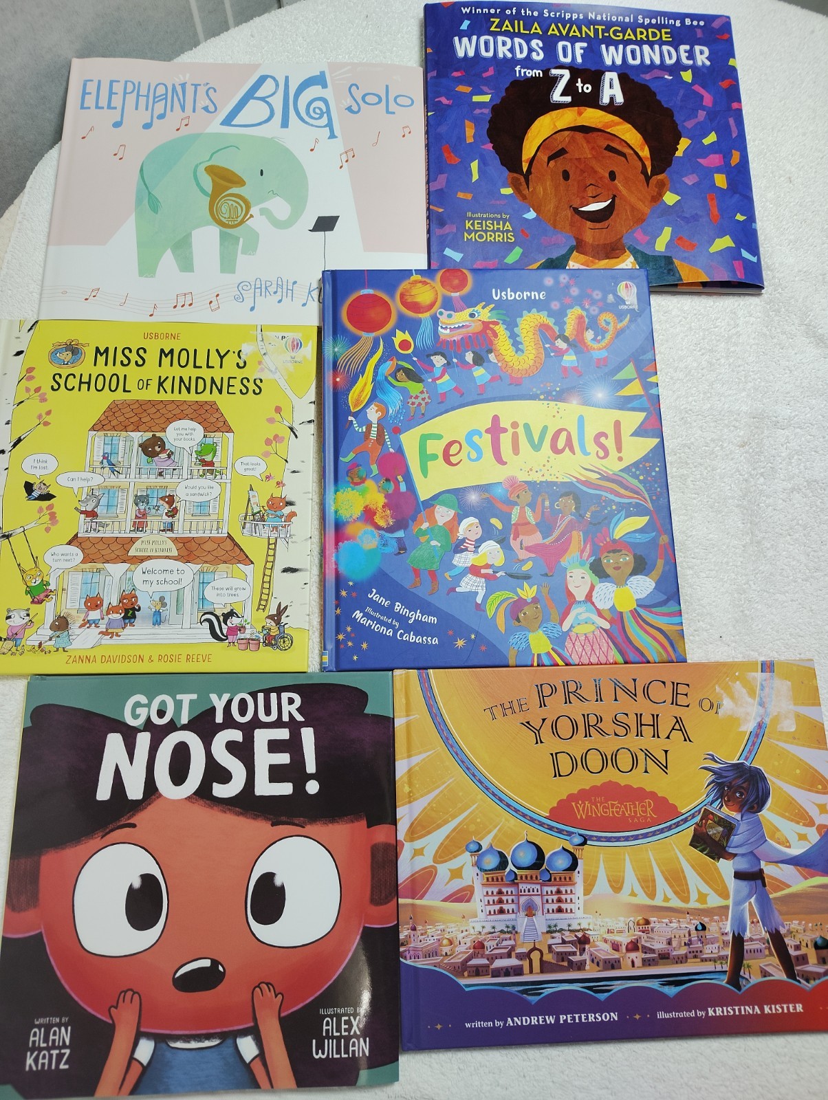 Bundle of 6 Hardcover Books for Girls and Boys New Fast Shipping