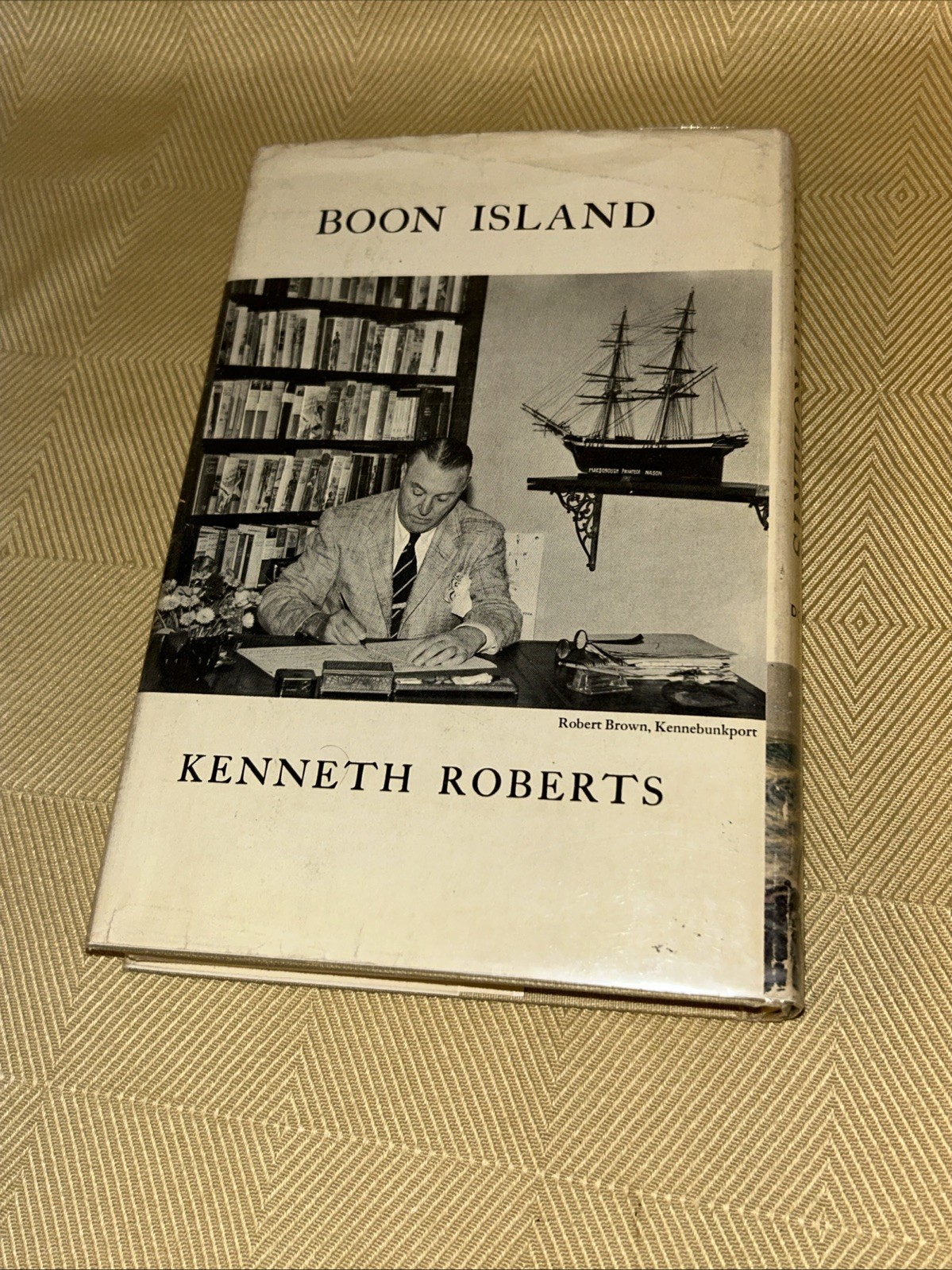 Boon Island Kenneth Roberts 1956 1st Edition HC Nice DJ Mylar Cover Book Ex++