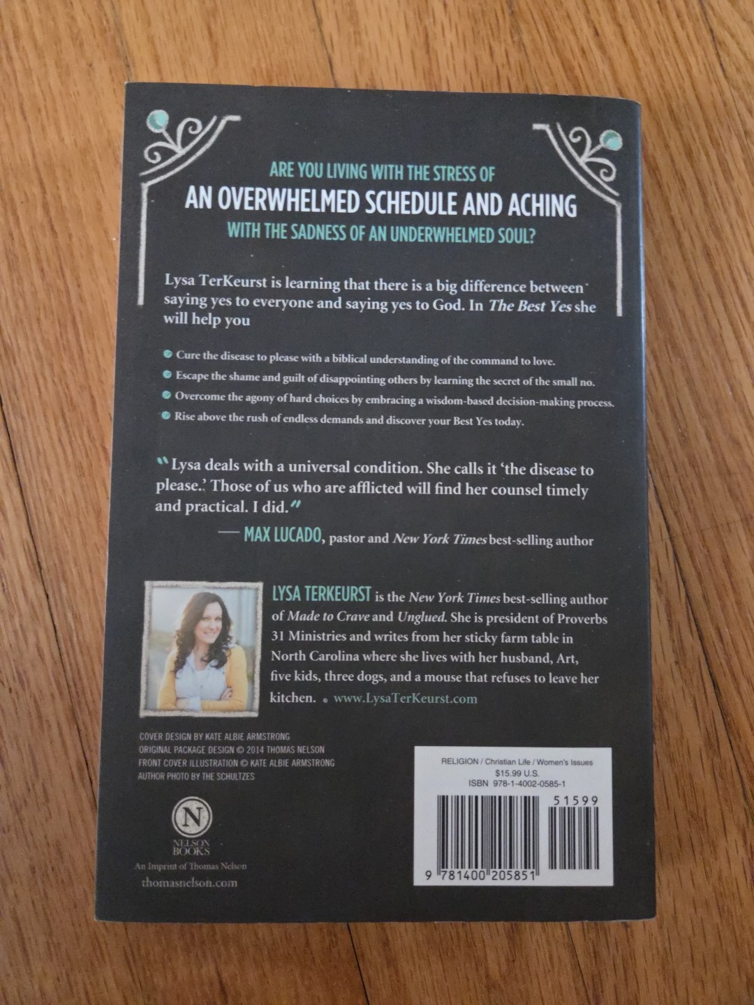 Best Yes by Lysa Terkeurst (2014, Trade Paperback)