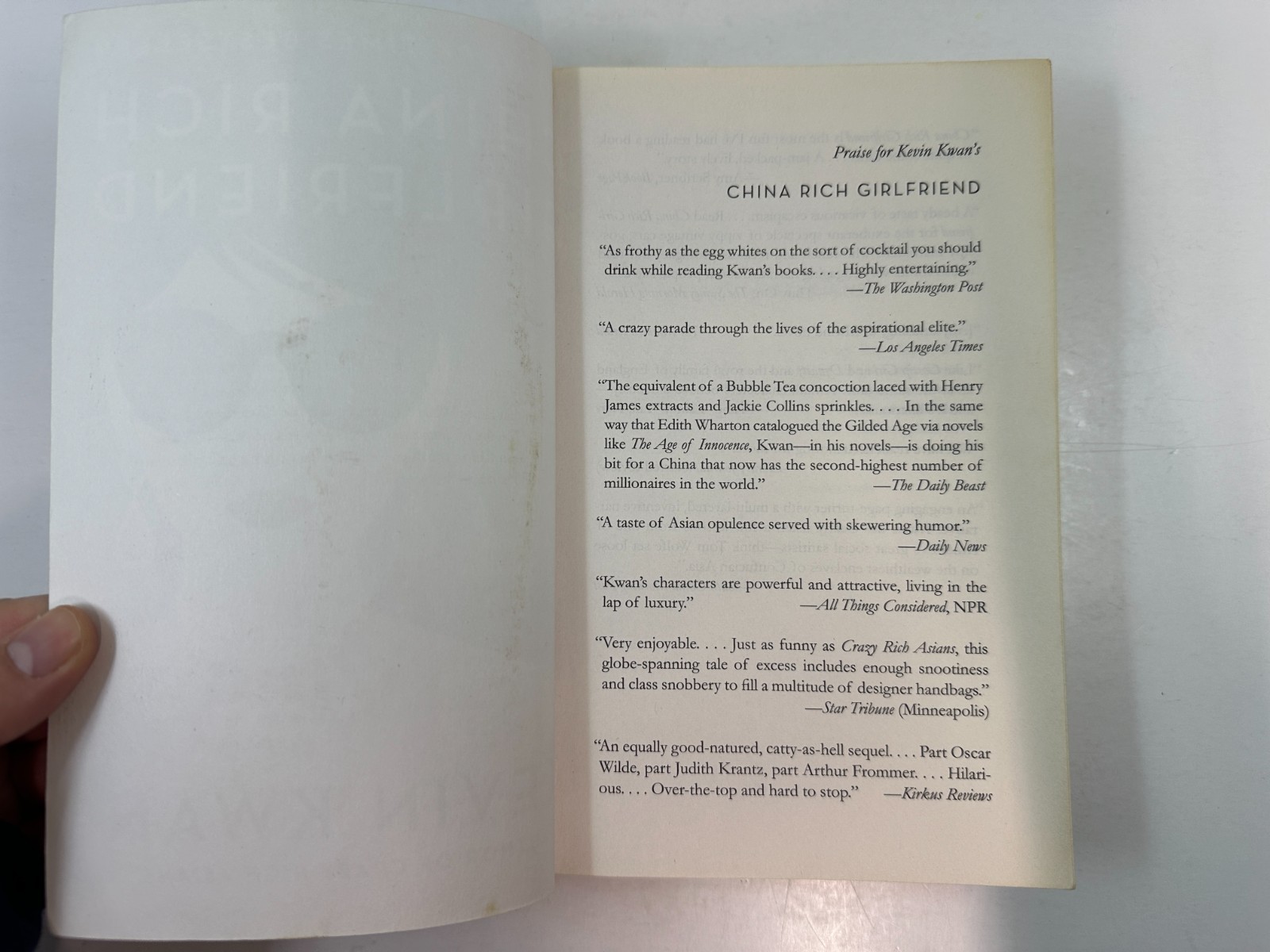 China Rich Girlfriend by Kevin Kwan (2016, Trade Paperback)