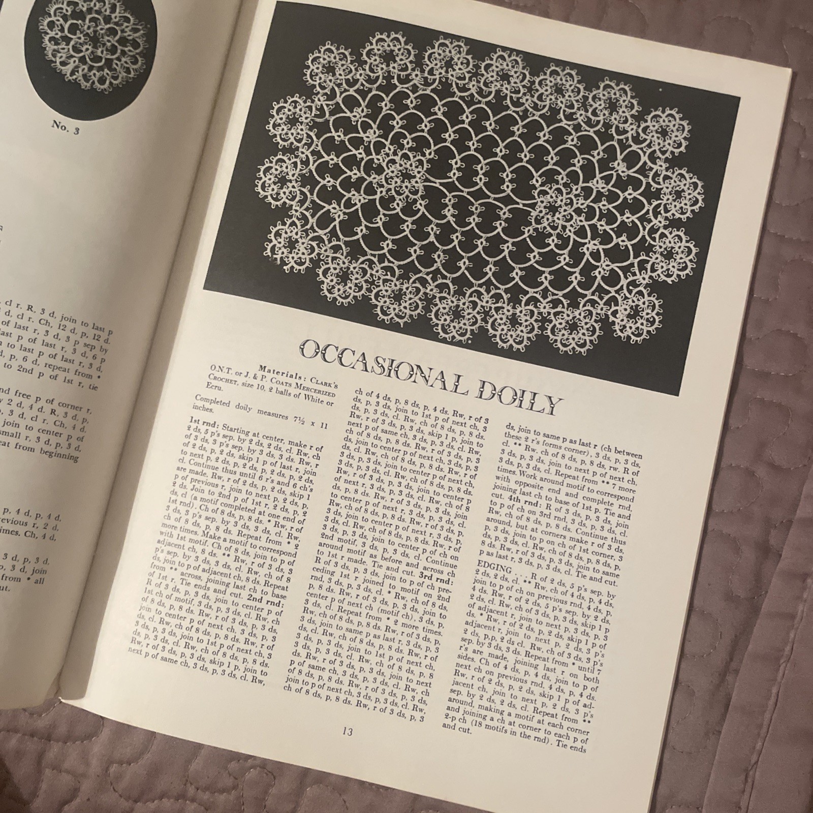 Rita Weiss Tatting Doilies & Edgings Thread Weaving Lace Yarn Work