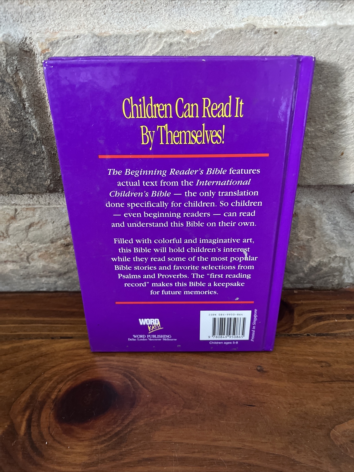 The Beginning Reader’s Bible Hardcover 1991 158 Pages