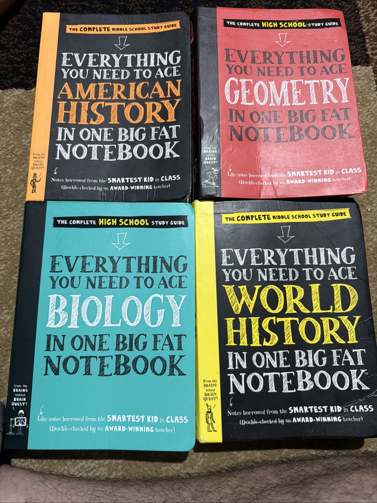 Set Everything You Need to US & world History, Geo, biology , Mid/ high School