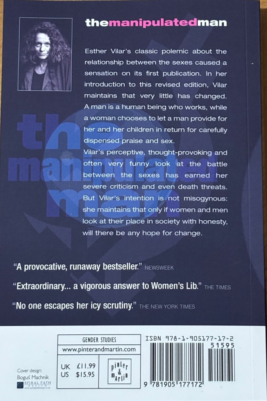 The Manipulated Man by Esther Vilar [Paperback]