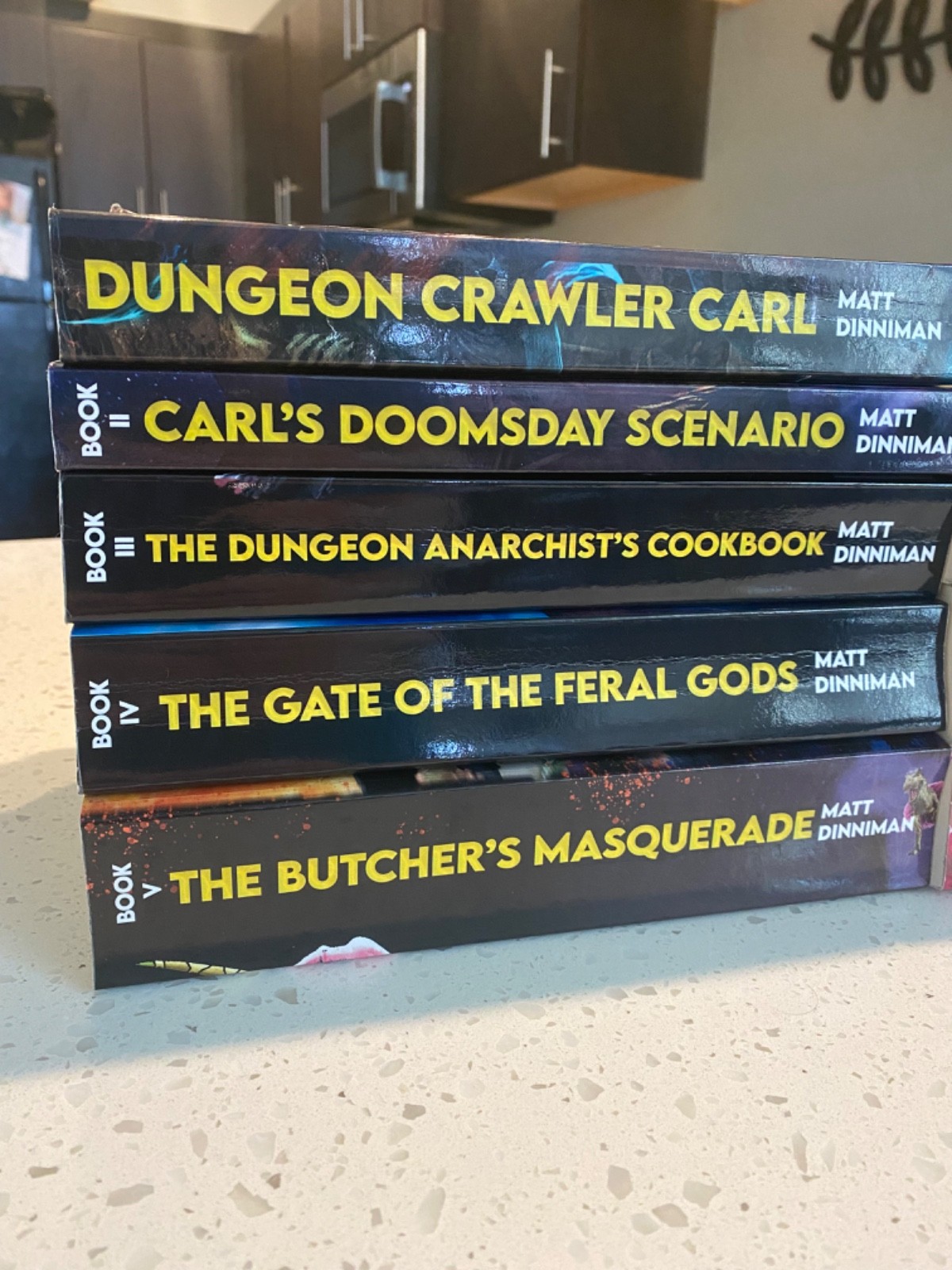 Dungeon Crawler Carl Set Books 1-8 Out of Print Paperback