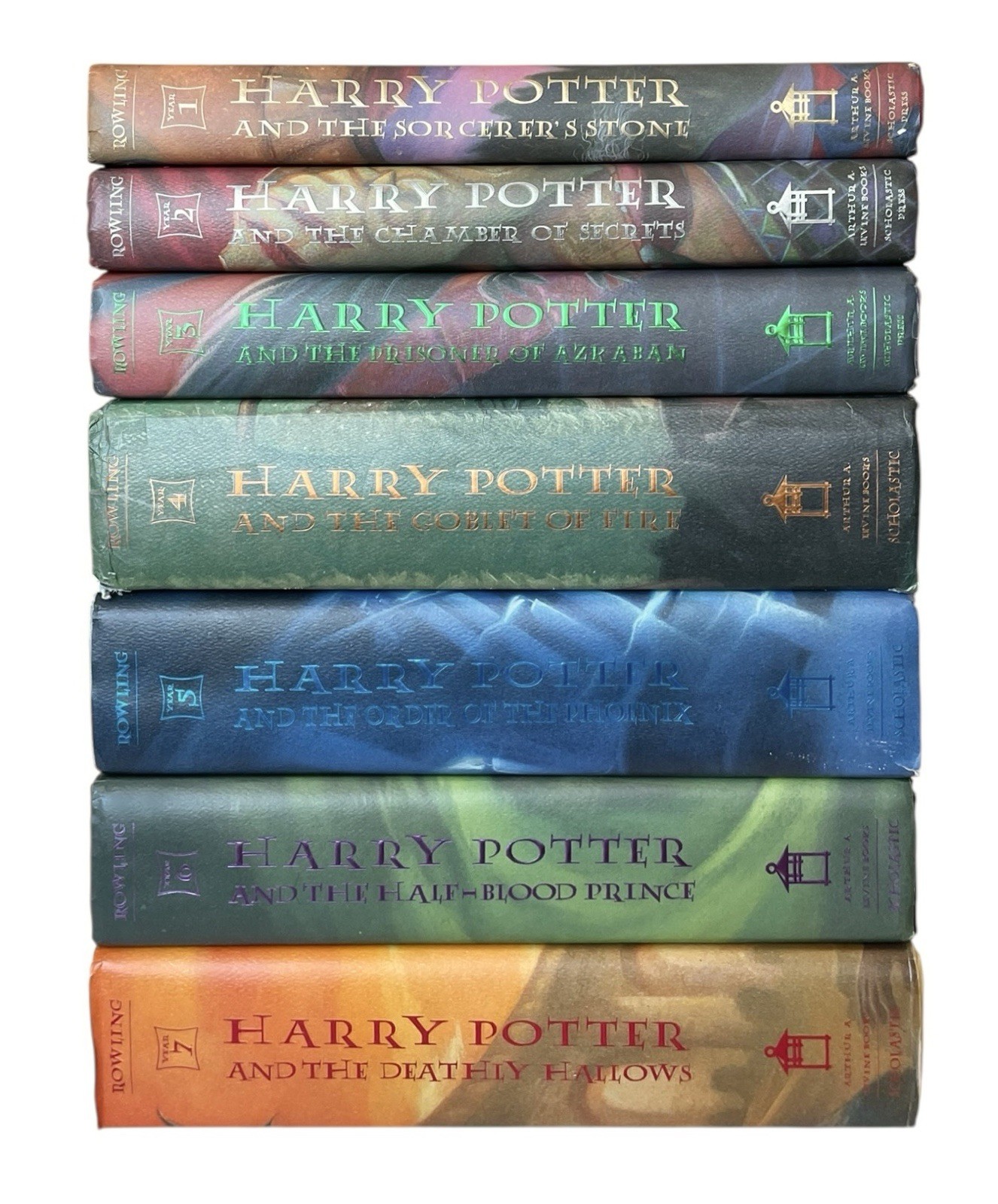 Harry Potter Complete Hardcover Set Books 1-7 Set First Editions (J.K. Rowling)