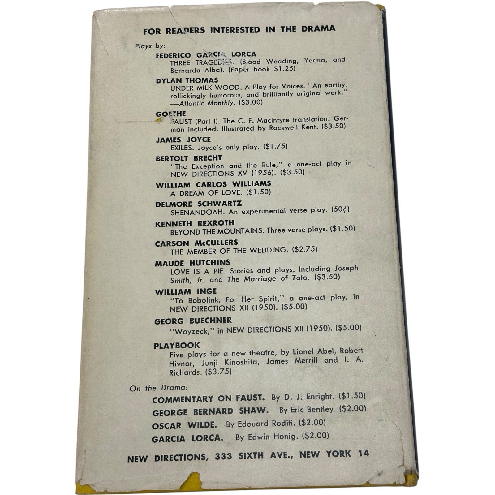 BABY DOLL | Tennessee Williams 1st Ed 2nd Printing 1956 HCDJ Play Classic Drama