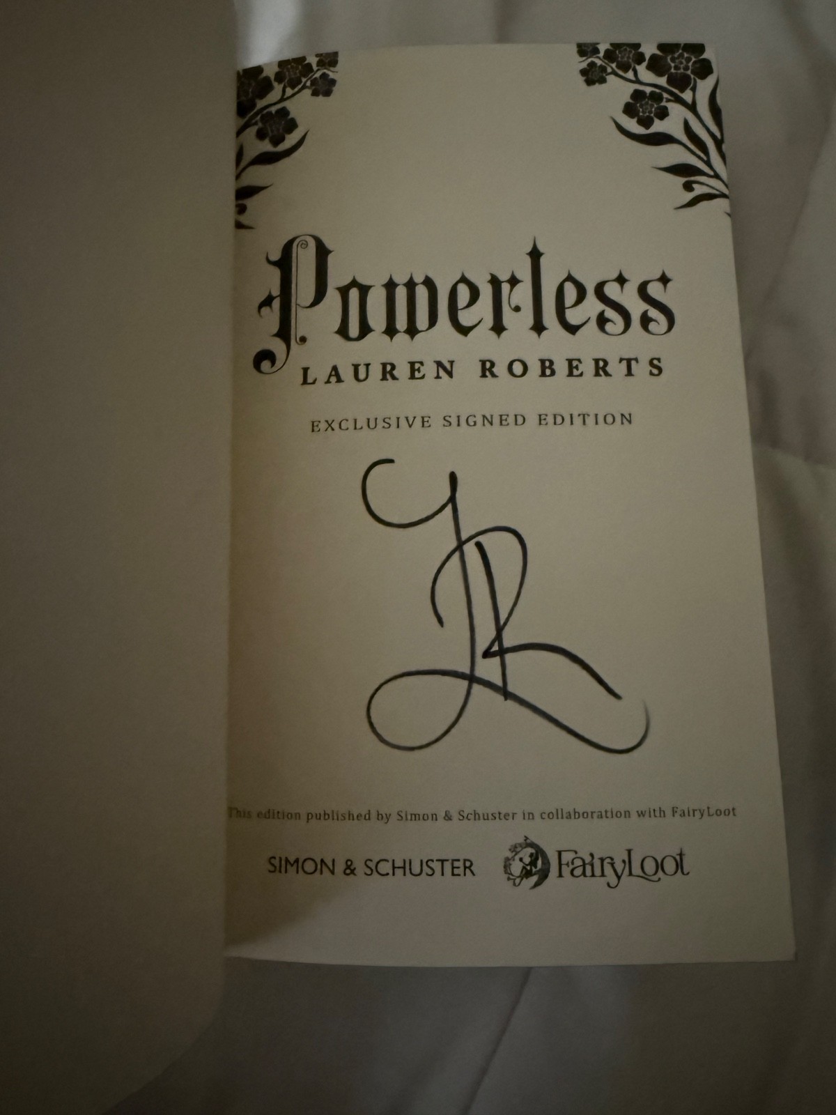 Powerless, Powerful, and Reckless – Fairyloot Signed Exclusive Editions