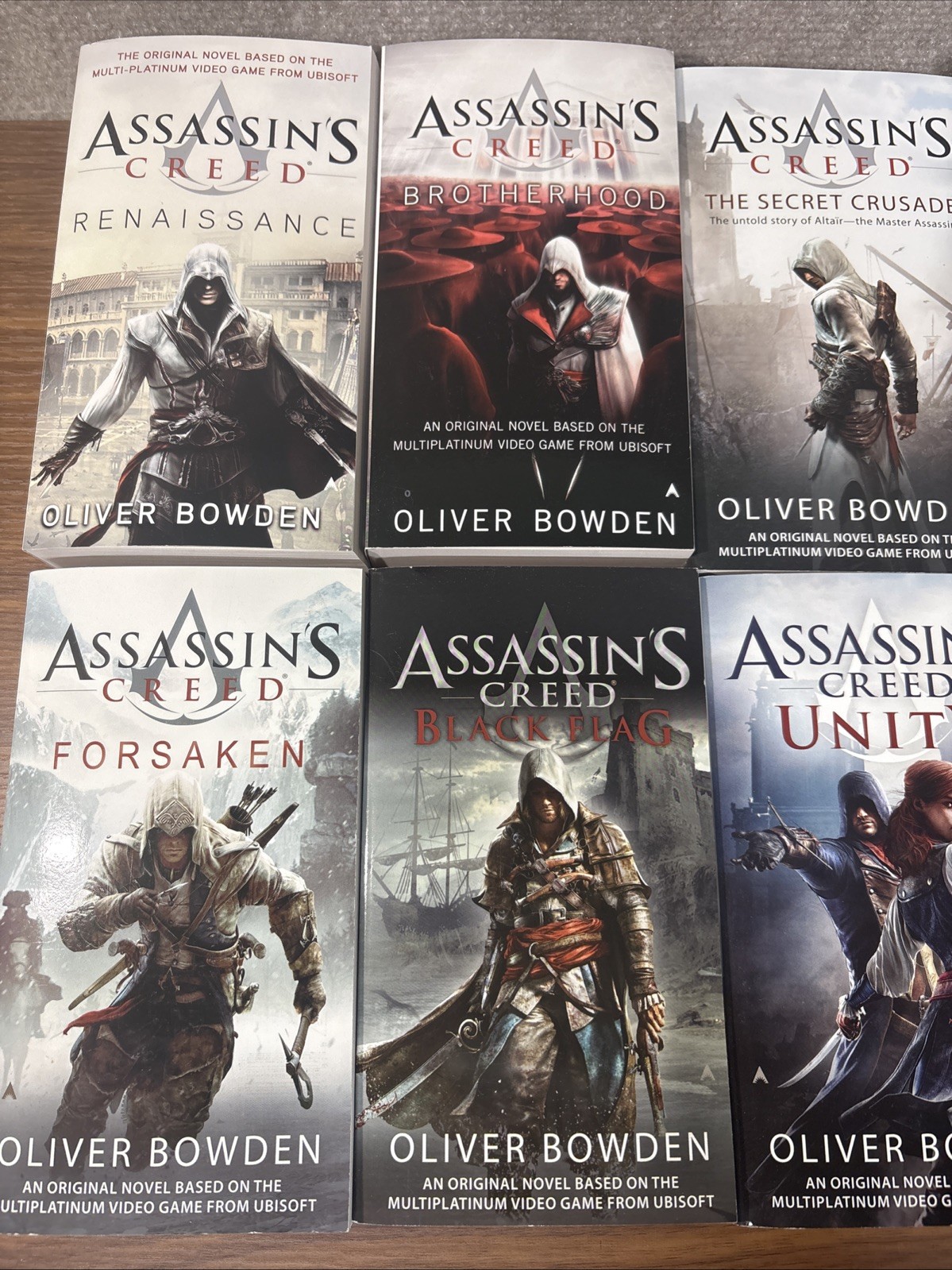 Assassin’s Creed Novels By Oliver Bowden Bundle Lot of 8 Fiction Paperback