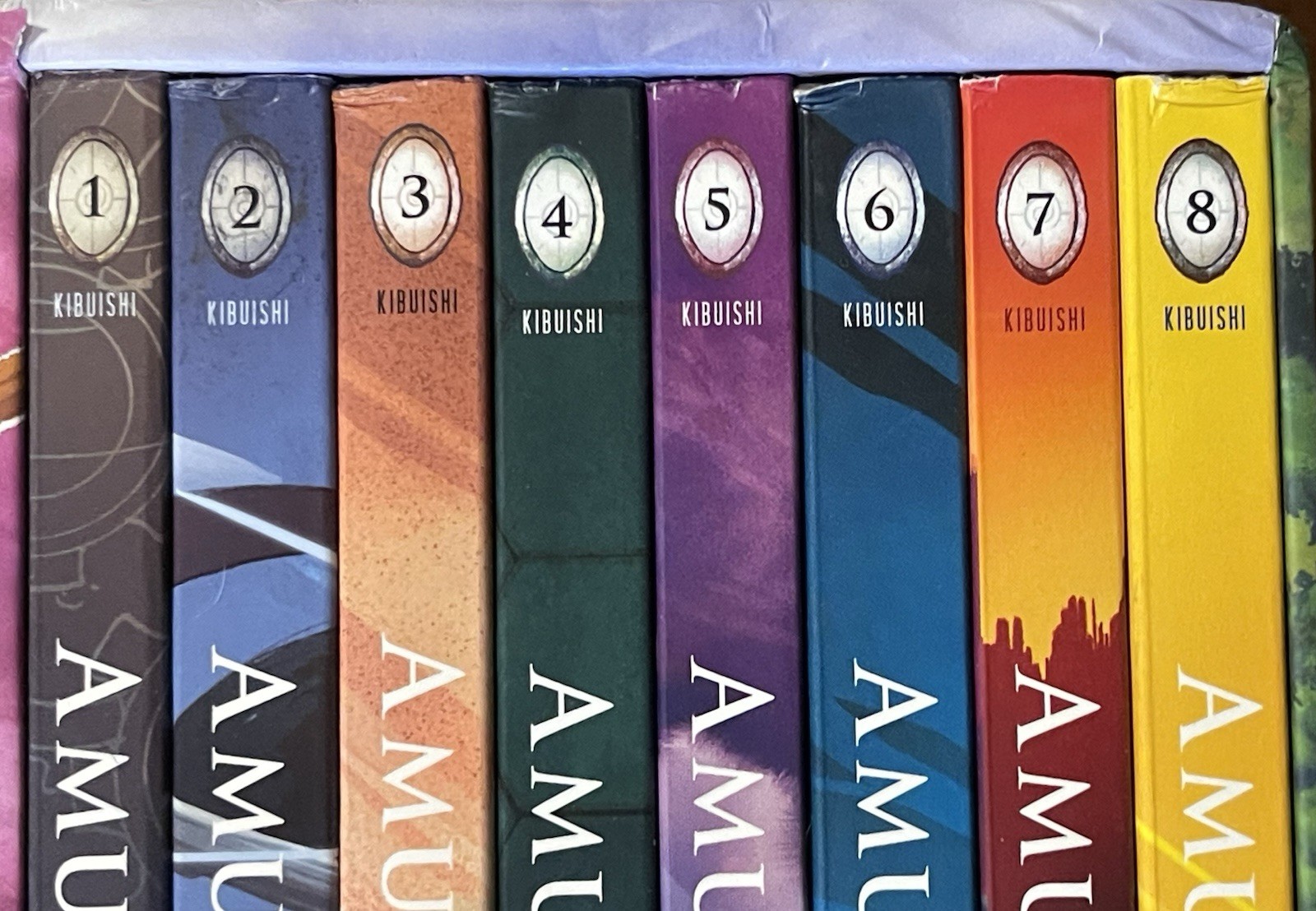 AMULET Kazu Kibuishi #1-8 Box Set Collection, Graphic Scholastic, 1st Edition