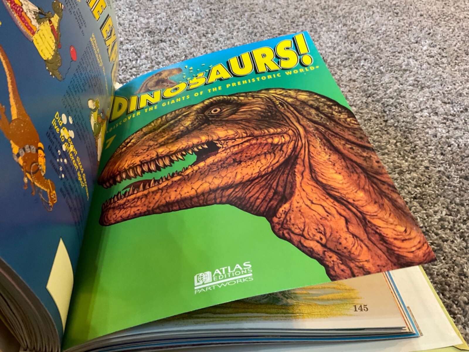 1993 Dinosaurs Discover Giants of the Prehistoric World Binder #1 Issues 1-19
