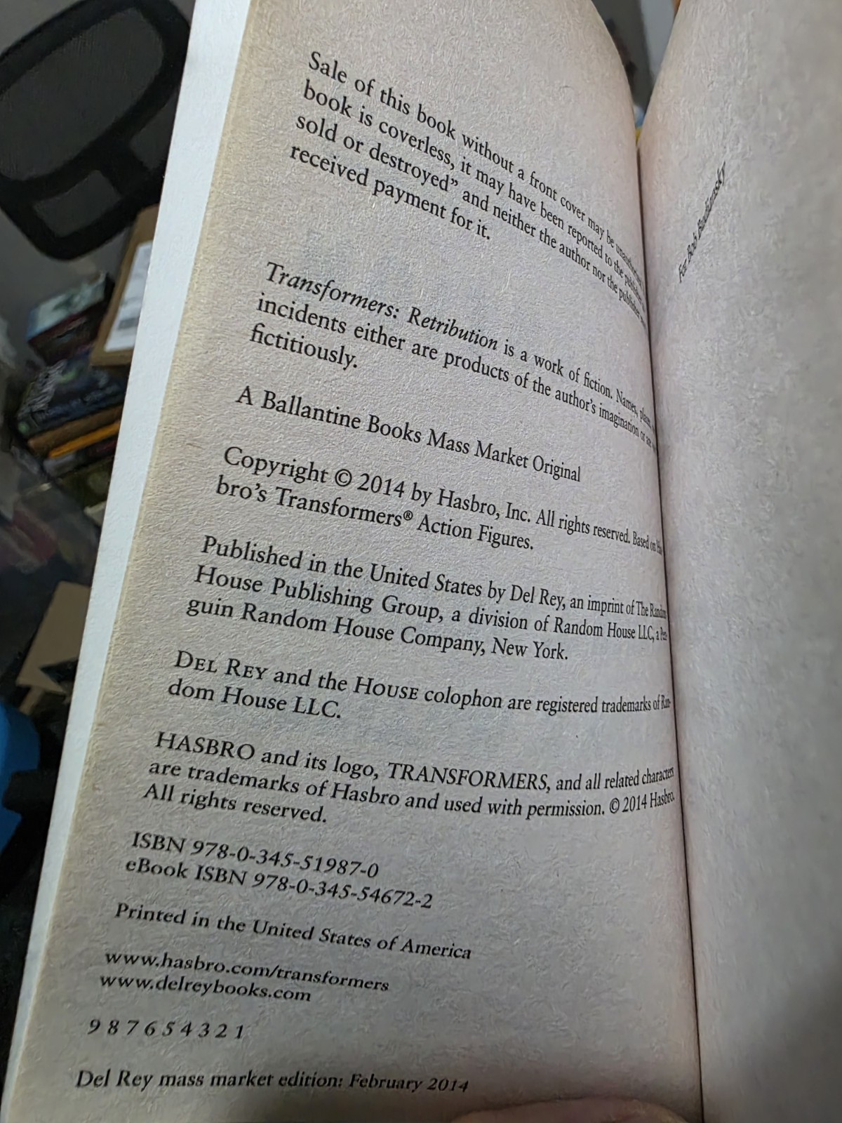 Transformers: Retribution by Mark Williams and David J. Williams (2014)