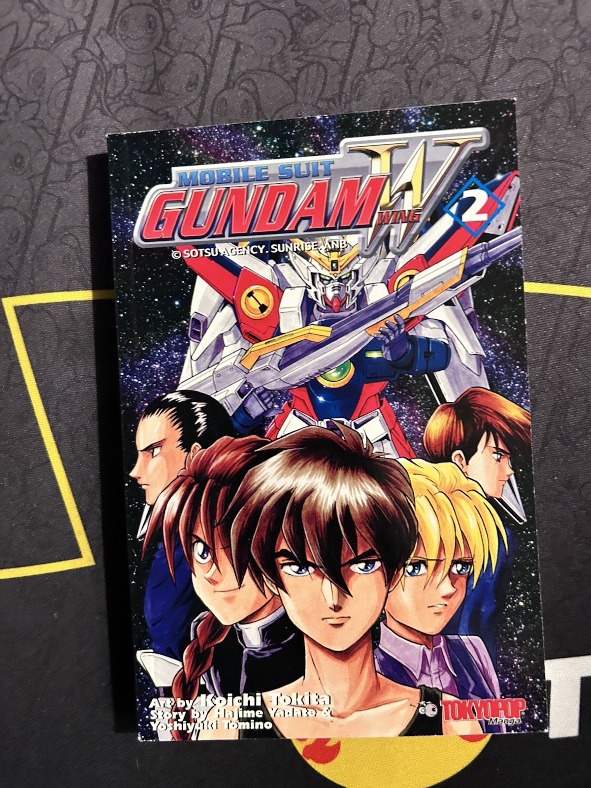 3 MOBILE SUIT GUNDAM WING SOTSU AGENCY MANGA GRAPHIC NOVELS 1,2,3