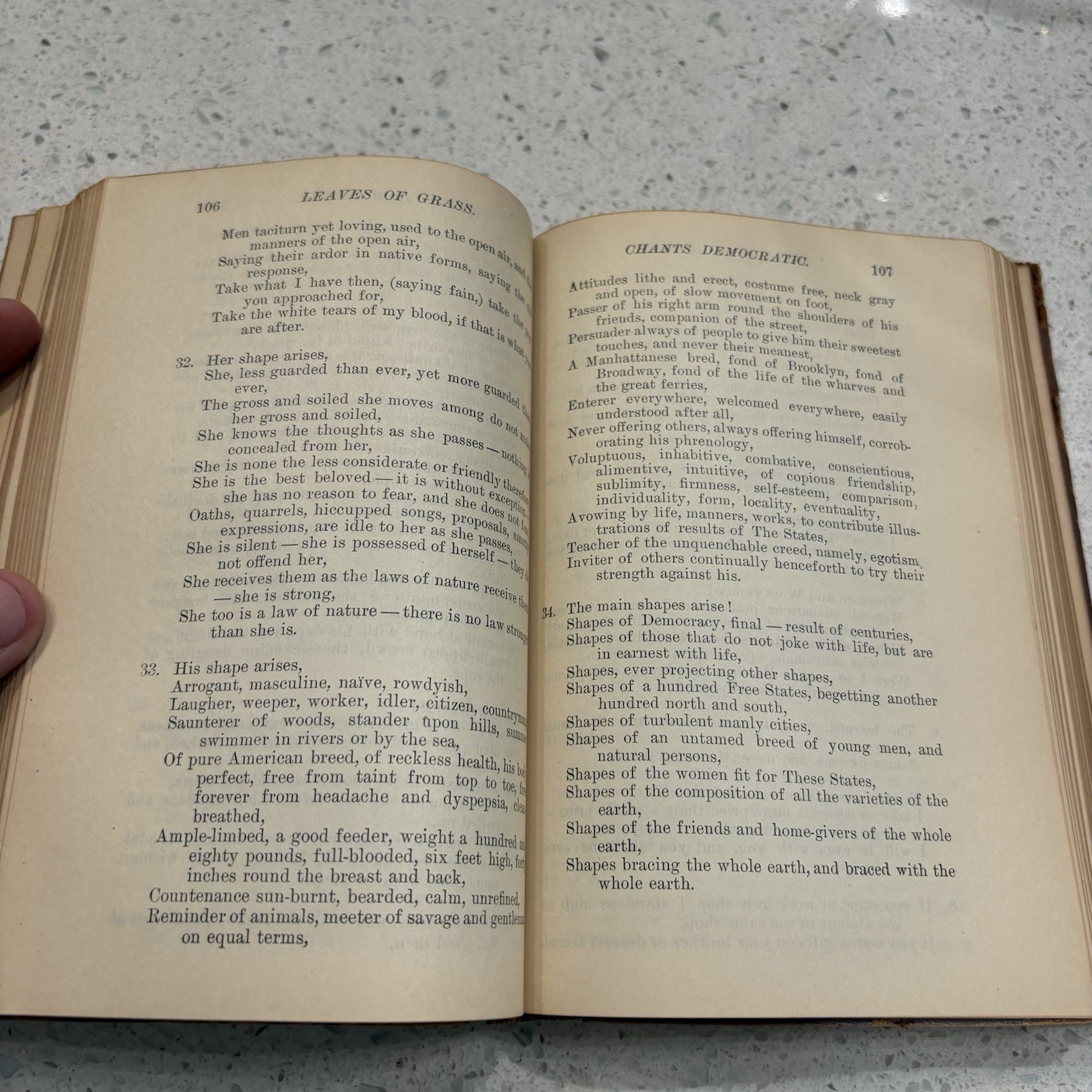 The Poems Of Walt Whitman Vintage 1902 Thomas Cromwell Company RARE