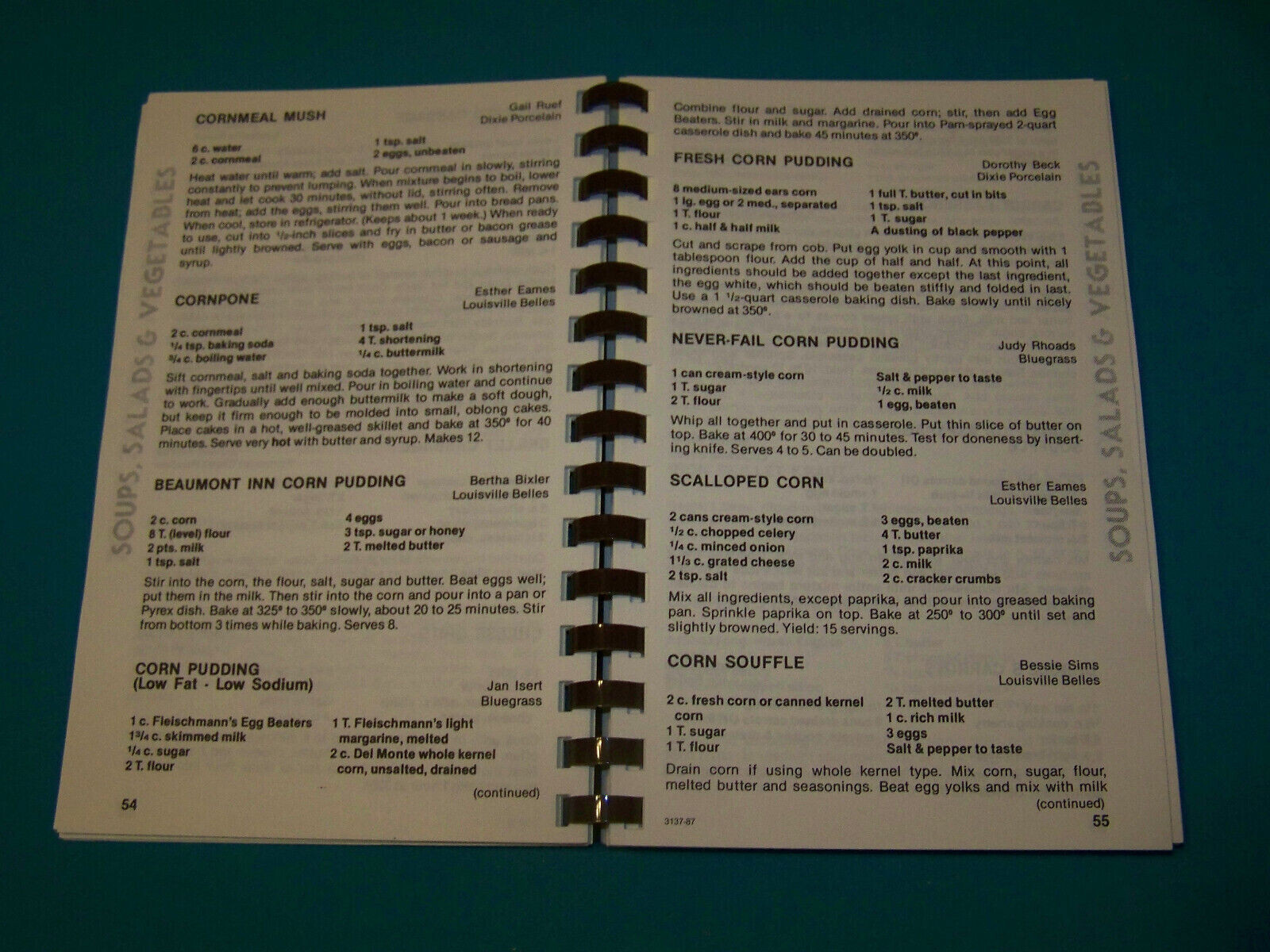 Kentucky World Organization of China Painters Cookbook 1987