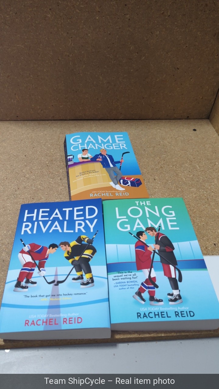 Brand Game Changers Series Heated Rivalry by Rachel Reid Lot of 3 Book G2U