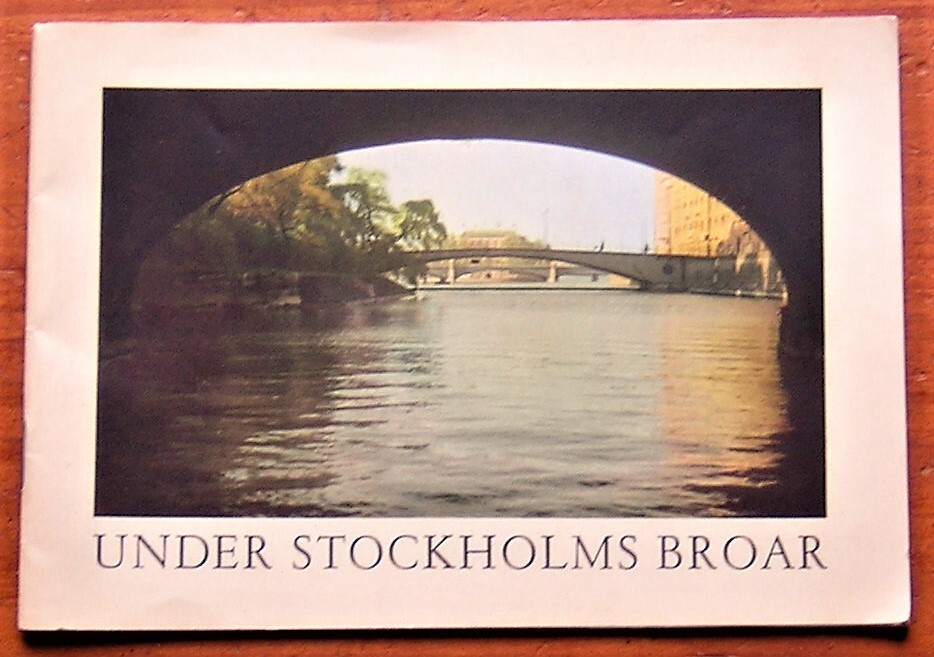 Under Stockholms Broar Stockholm Sweden Bridges 1949 Paperback with Color Photos
