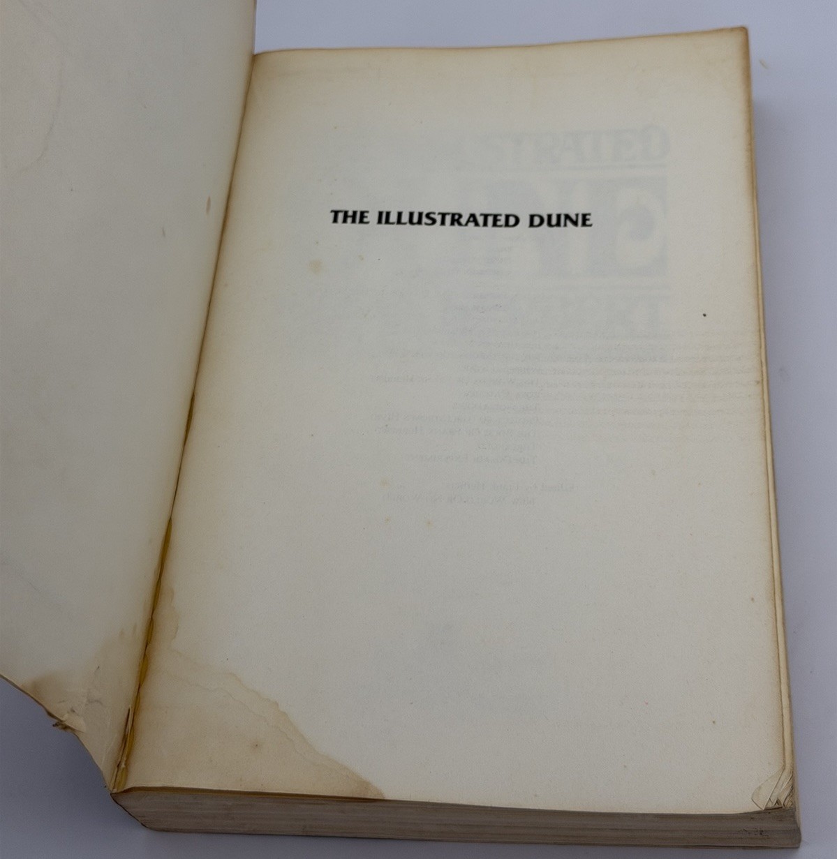 THE ILLUSTRATED DUNE by Frank Herbert ~ 1st Edition 1978 Paperback Collectible