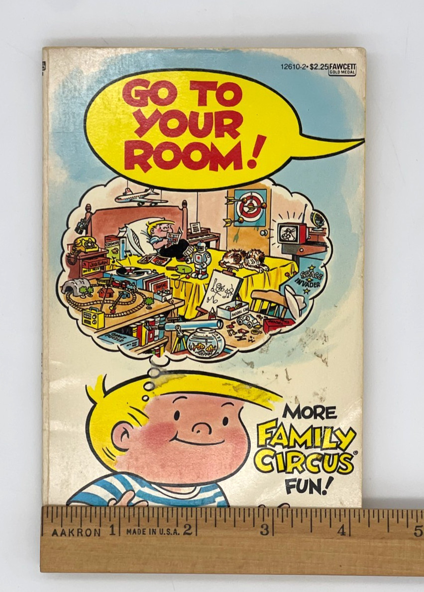 FAMILY CIRCUS “Go to Your Room” (1982) Bill Keane Cartoon Paperback 125 pages