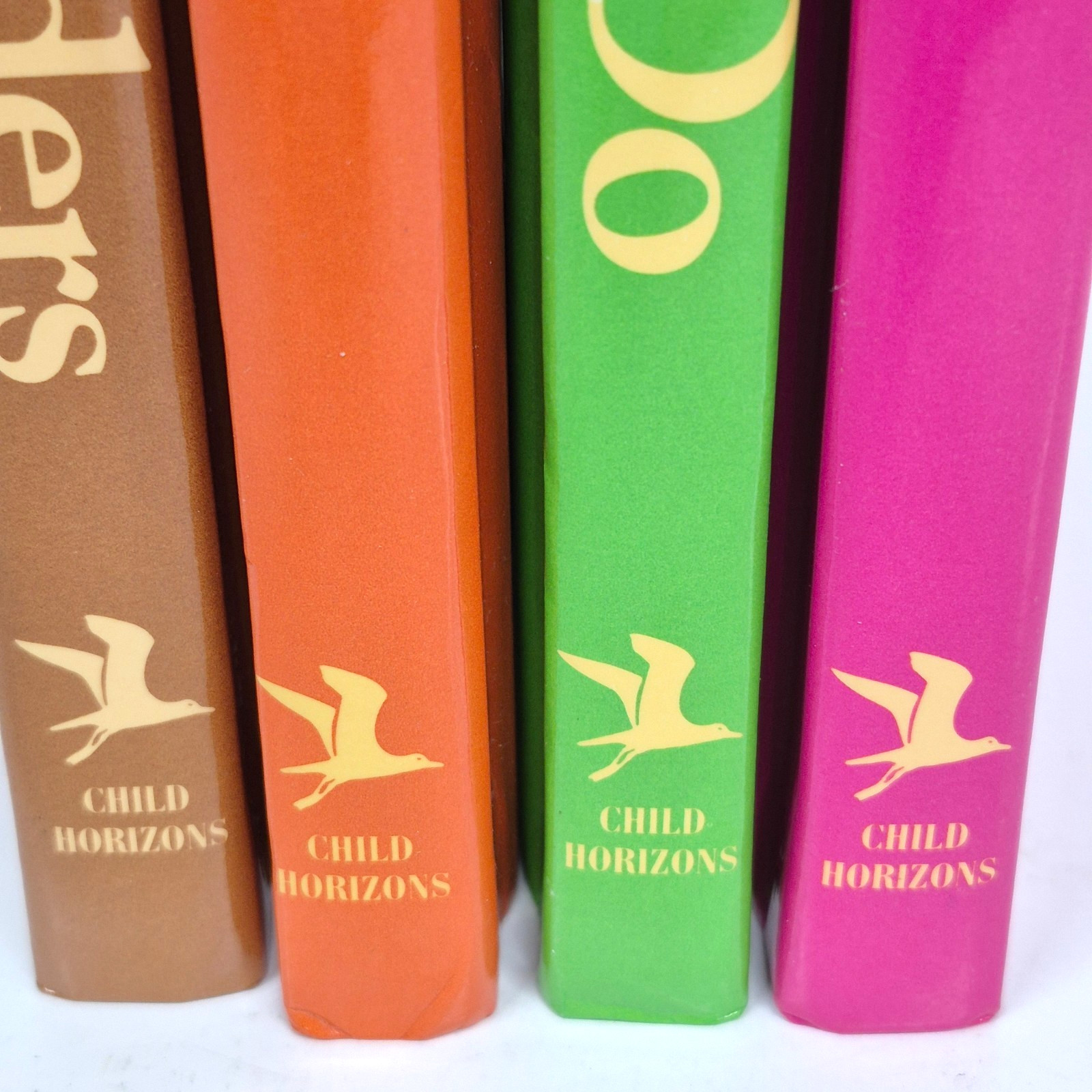 Child Horizons 4 Book Lot Vintage Hardcover Books Home Schooling