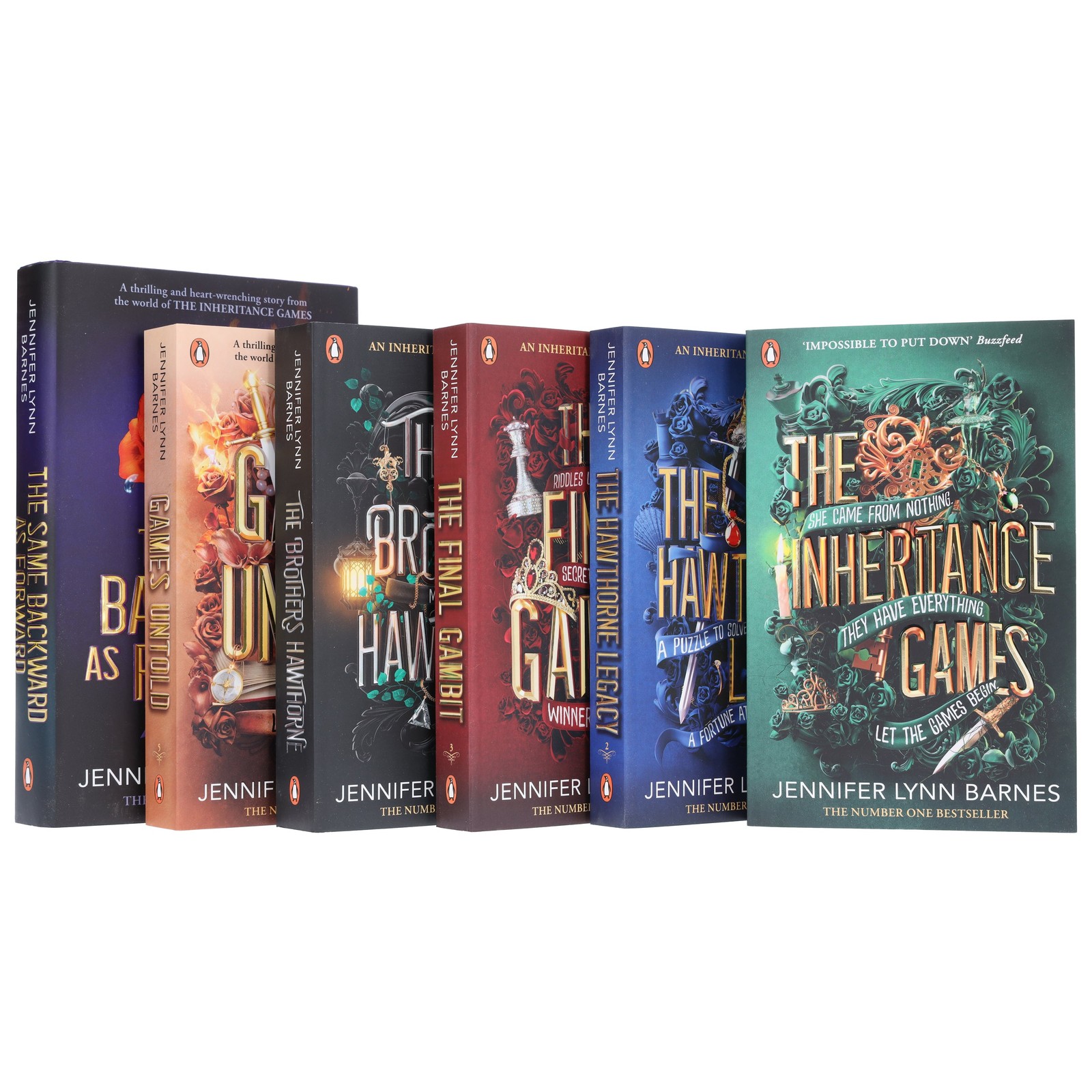The Inheritance Games Series By Jennifer Lynn Barnes 6 Books – Ages 12-17