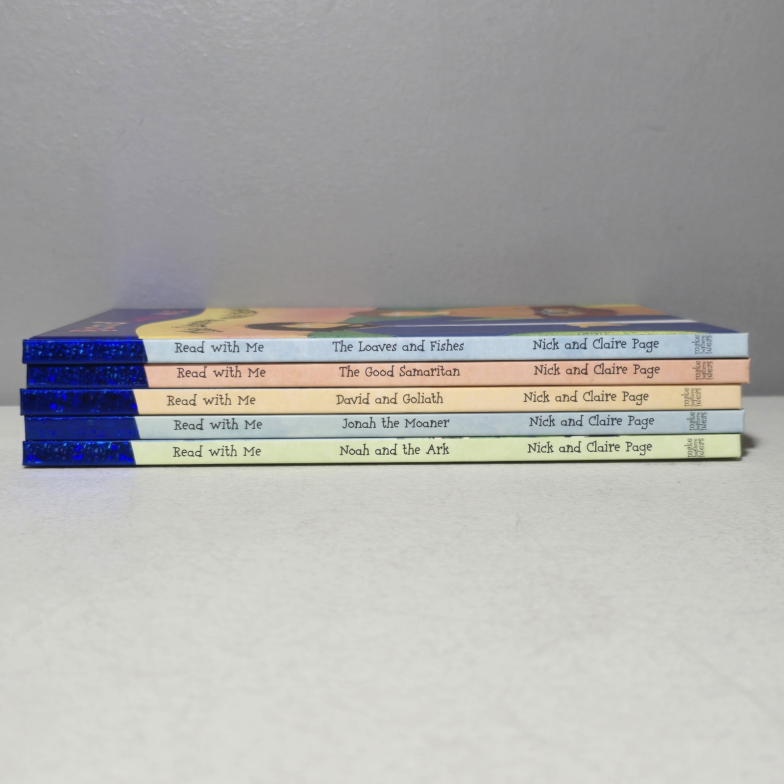 Read with Me Children’s Bible Stories Noah, Jonah, David, New Testament Set Of 5