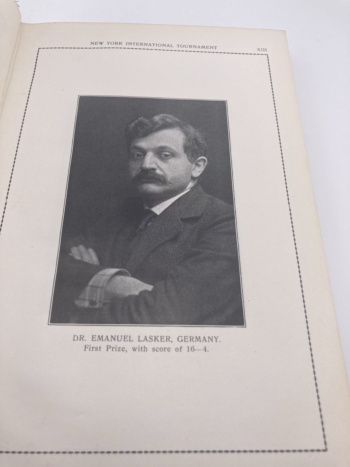 1924 New York International Chess Tournament Book-1925 Edition VG