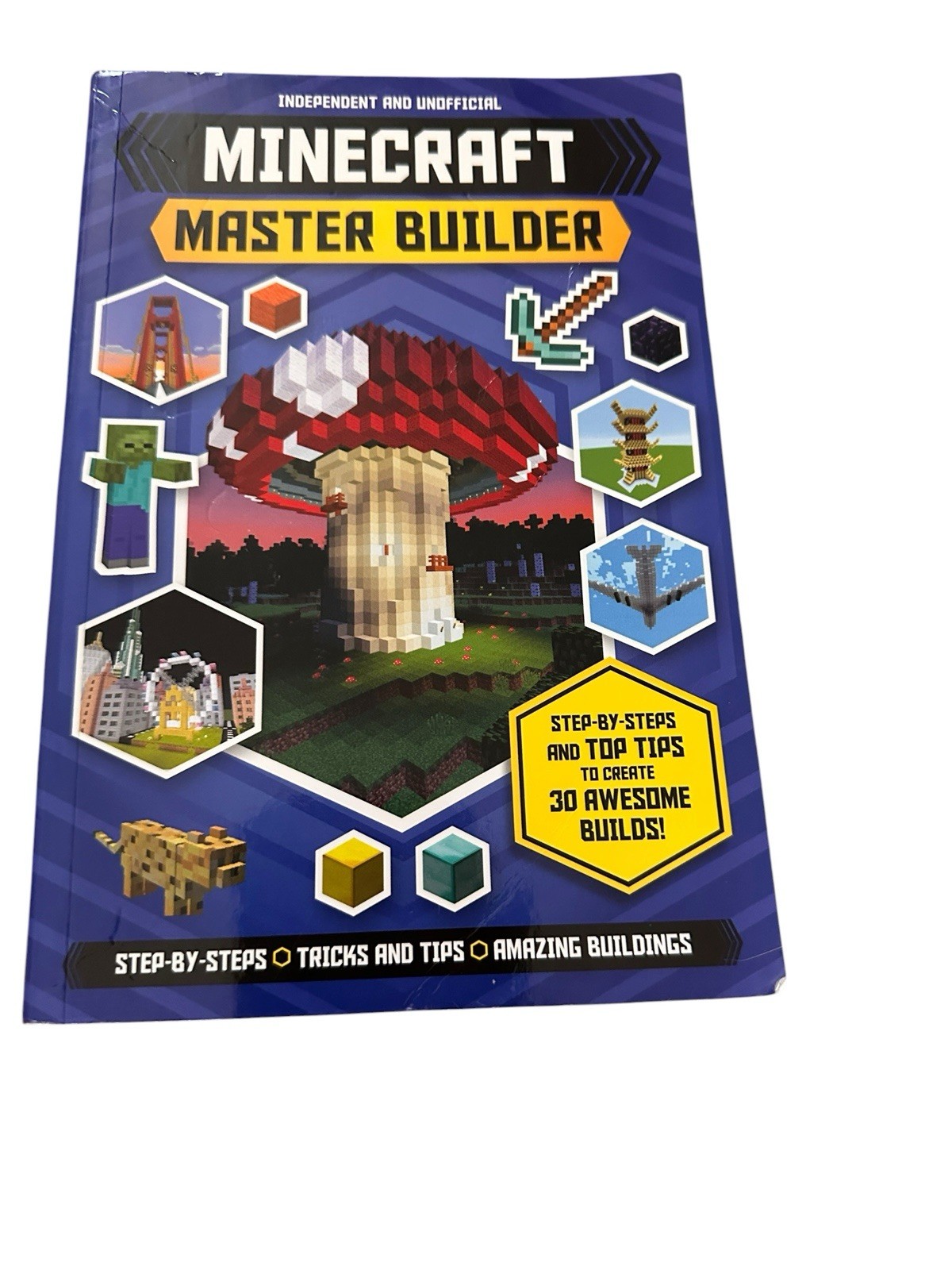 Minecraft Mojang 6 Hardcover Guides Master Builder Softcover 3- First US Edition