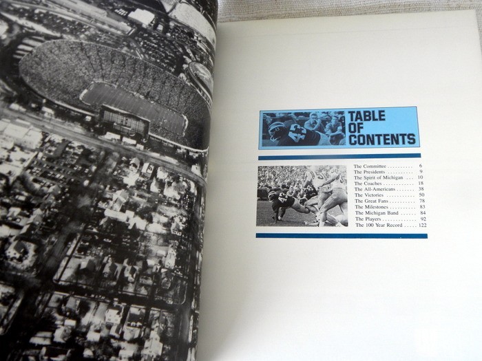 1879-1979 MICHIGAN FOOTBALL The First 100 Years 127 Pages