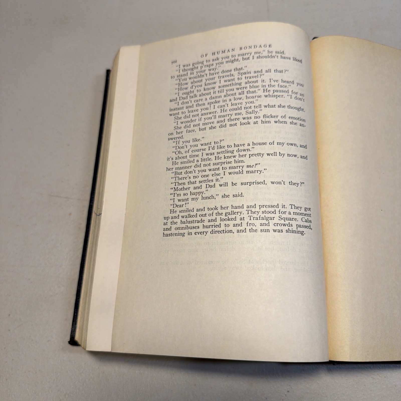 1915 “OF HUMAN BONDAGE” HC book, by W. Somerset Maugham RARE