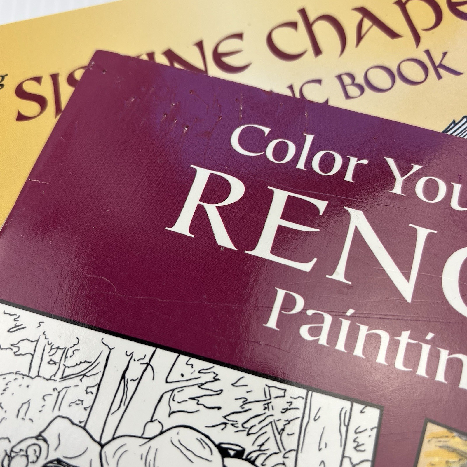 Set of 3 Specialty Vintage Coloring Books (1990’s – Early 2000’s) Art Teachers