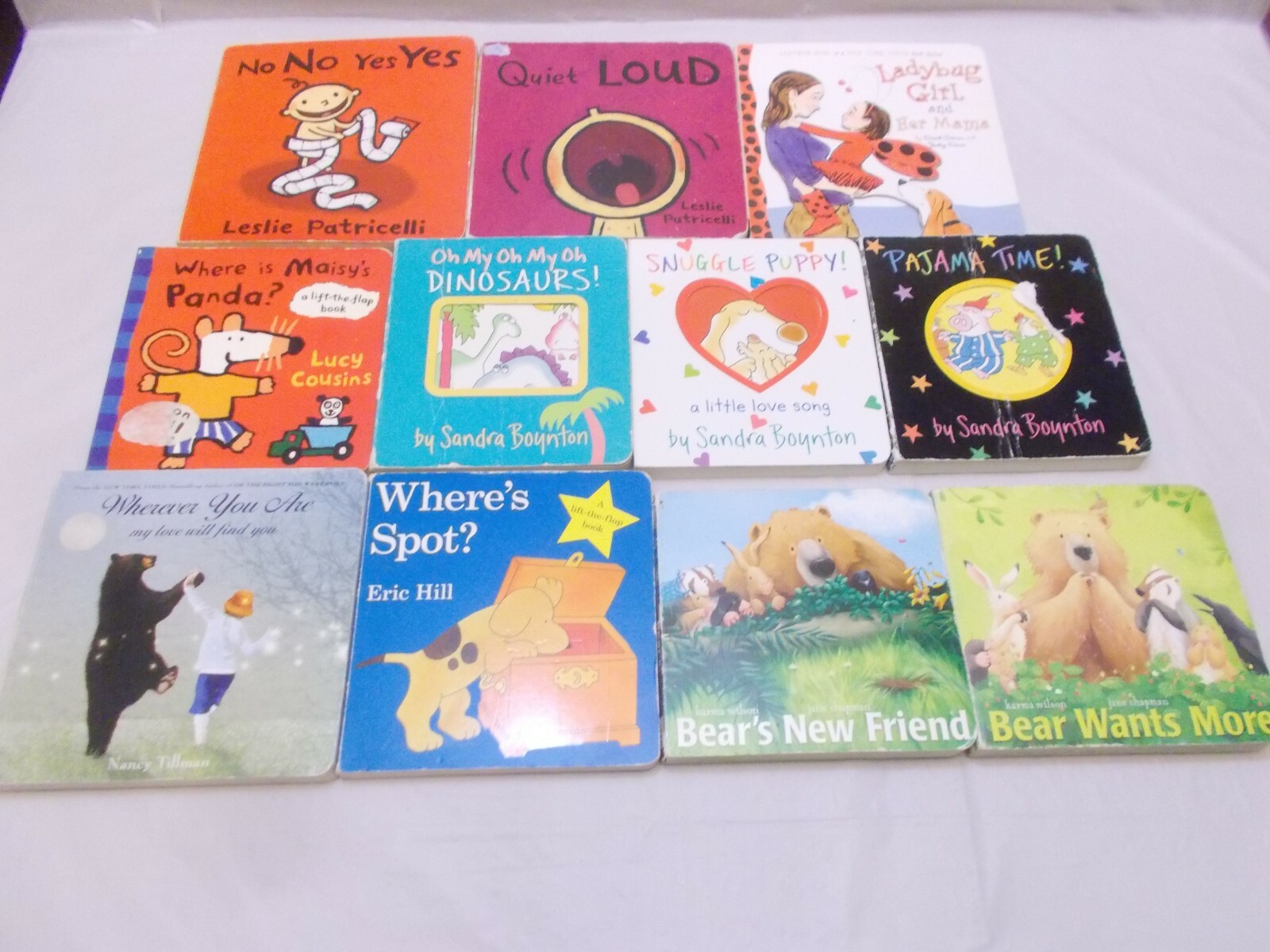 26 BOARD BOOKS SANDRA BOYNTON PLUS BEAR LADYBUG FIRAFFES BABY TIGER SILLY