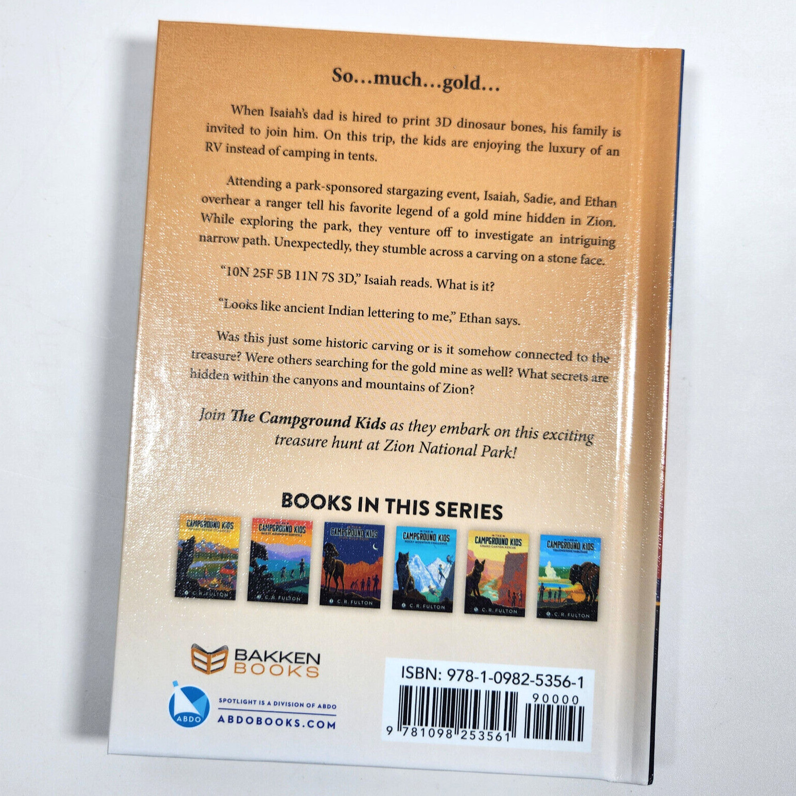 Zion Gold Rush Campground Kids 3 CR Fulton Library Bound Edition 2024 Ages 7-11