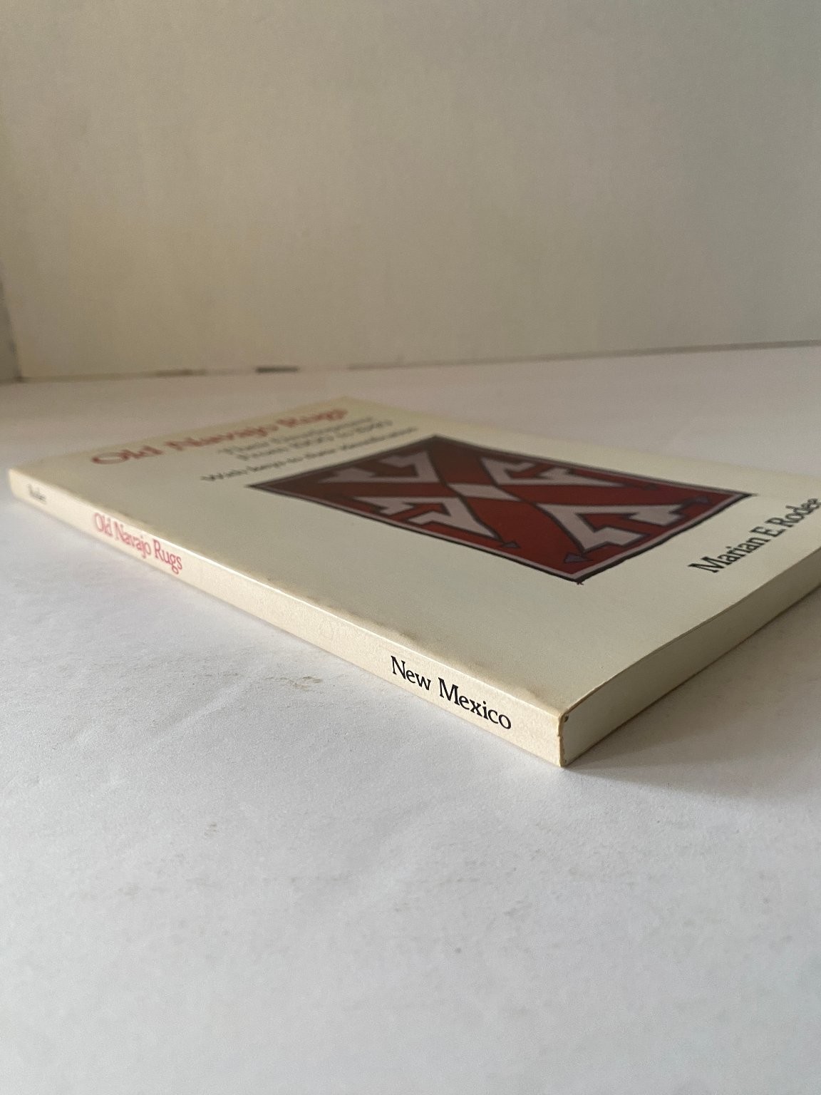 Old Navajo Rugs Rodee 1983 Third Printing Native American Art Weaving Guide