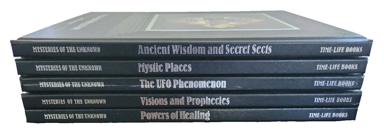 Lot of 5, Time Life Mysteries of the Unknown, Ancient Wisdom, Mystic Places UFO