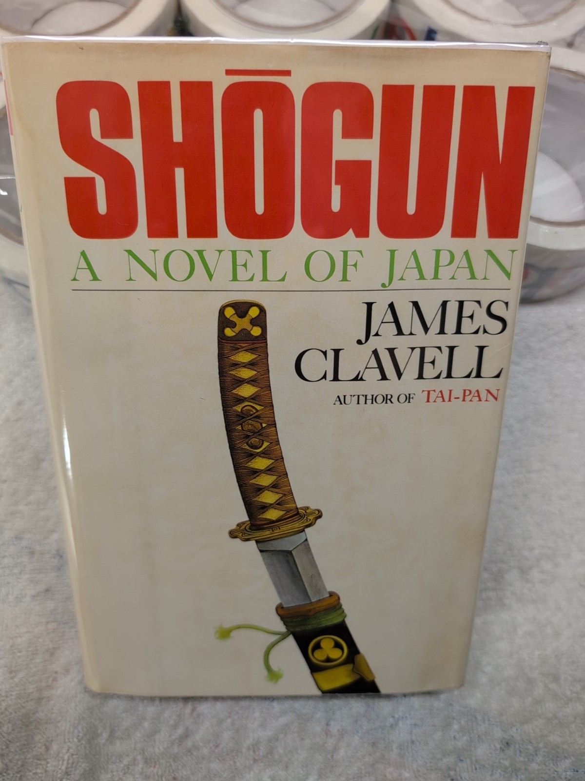🥇True 1st SHOGUN by James Clavell (1975 Atheneum) 1st Printing + Custom Mylar!!