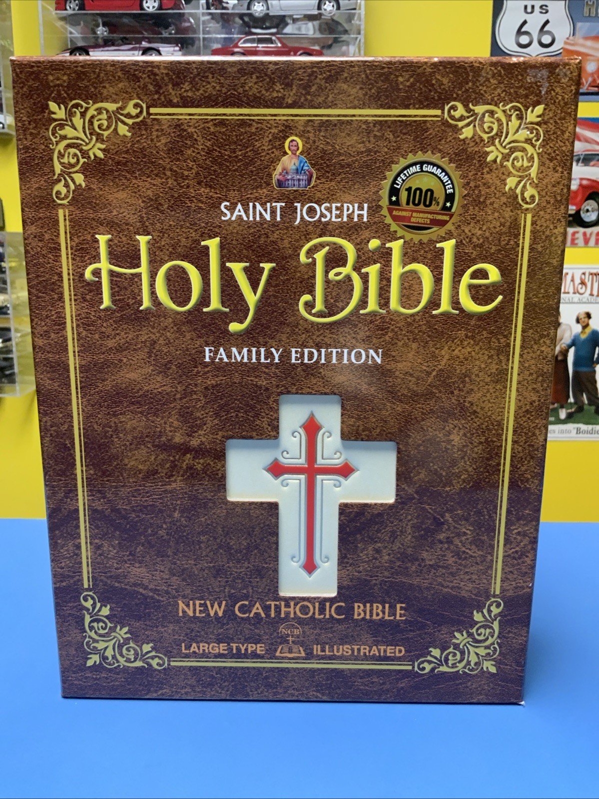 St. Joseph Catholic Family Edition Simulated Leather Large Print Gold Edges NEW