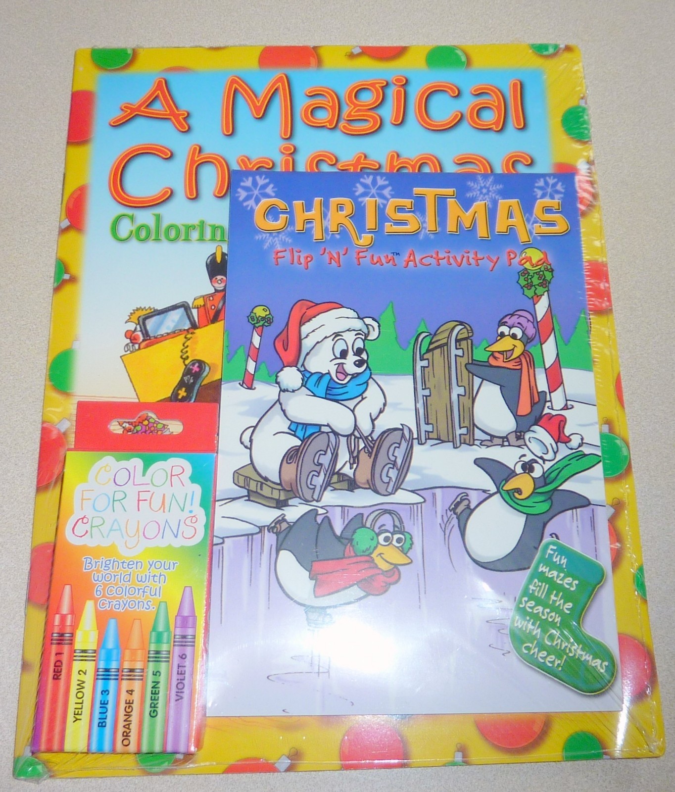 Vintage Kids Coloring Sticker Book Lot Disney Pooh Dalmatian Press NEW