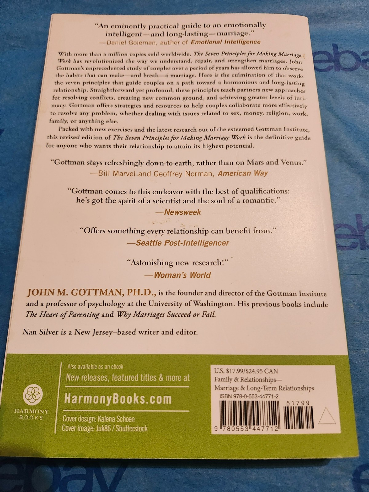 Seven Principles for Making Marriage Work : A Practical Guide from the Country’s
