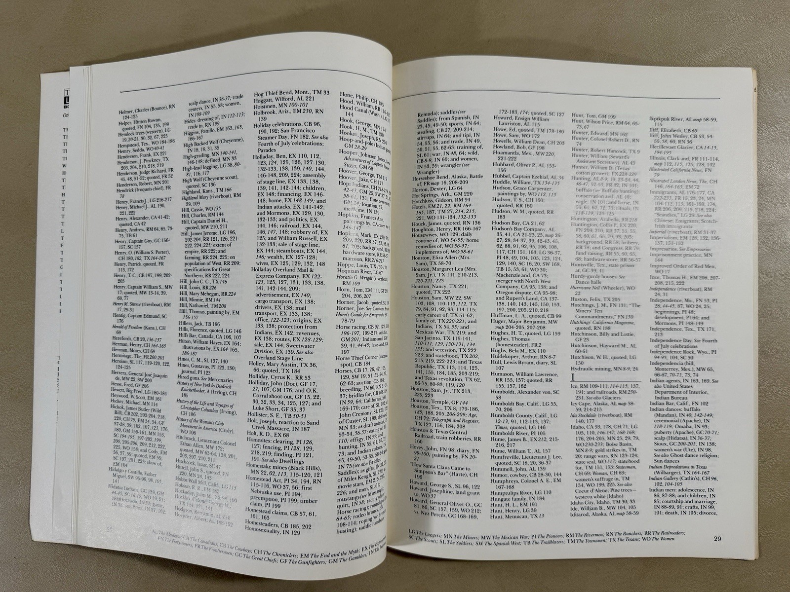 Time-Life Books The Old West Series Master Index Booklet 1980
