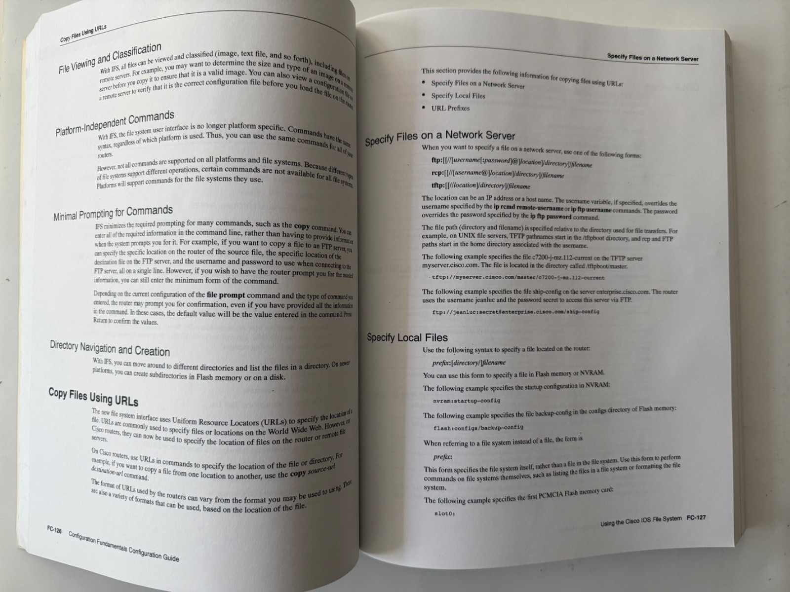 CISCO Configuration Fundamentals Guide: IOS Release 12.0: PB Book ~ Free Ship!