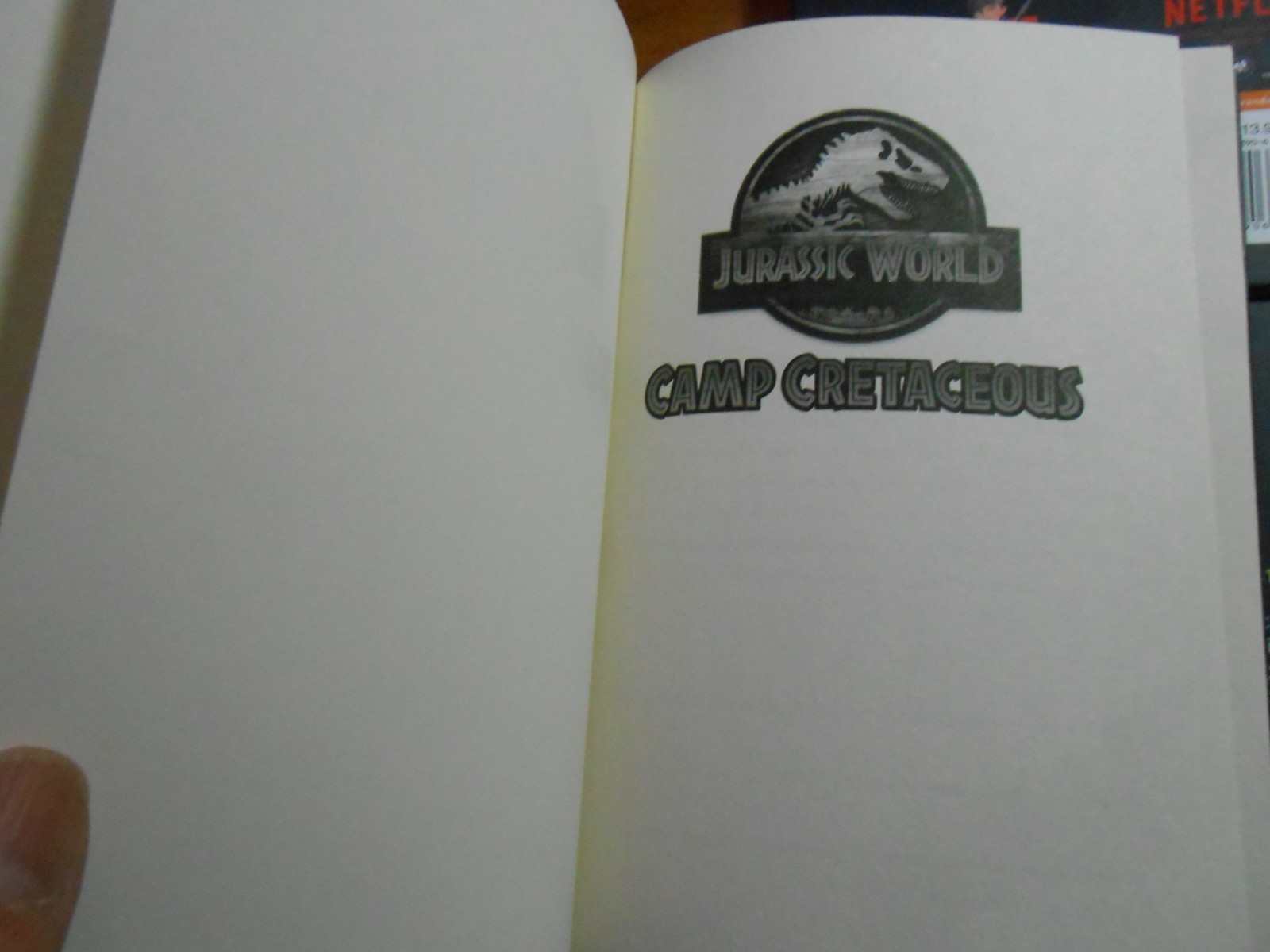 Steve Behling JURASSIC WORLD: Camp Cretaceous Deluxe Jr Novelization #1-4-HC LN