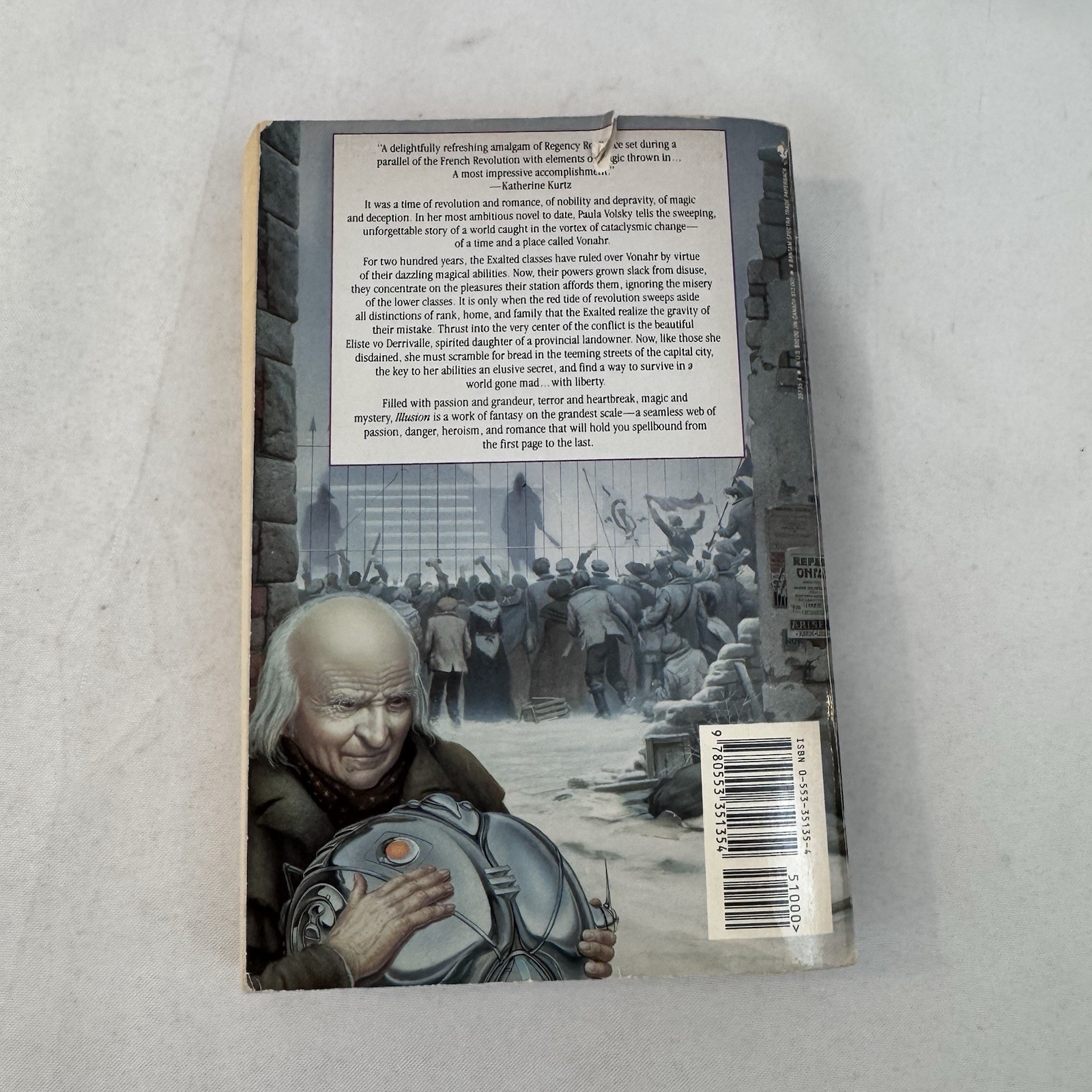 Illusion by Paula Volsky 1992 Paperback Fantasy Novel Bantam High Fantasy