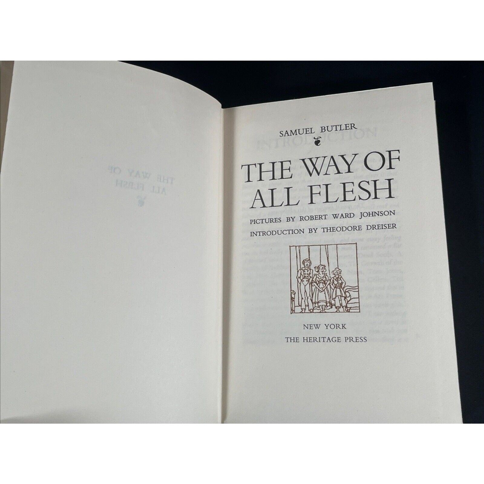 1936 The Way Of All Flesh by Samuel Butler Vintage Hardcover Book