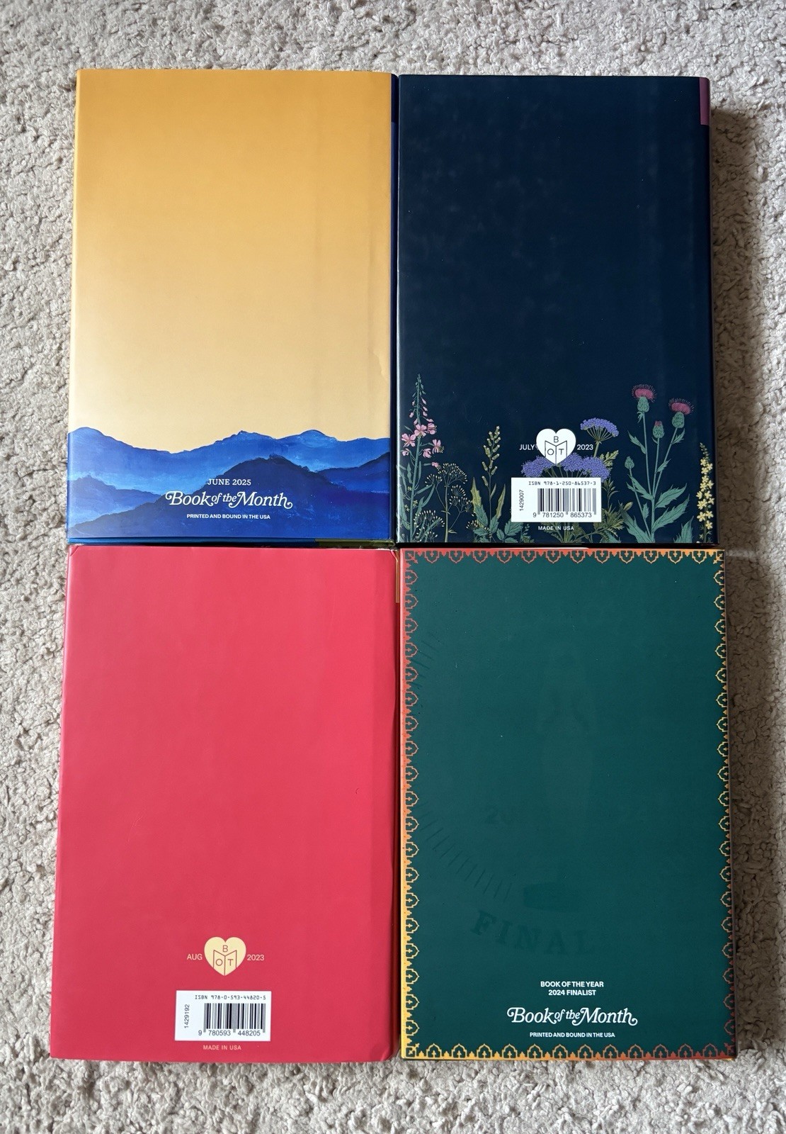 BOTM Lot 3 Hardcover Books- Romance/Thriller/Lit Fic- Angie Kim, Ingram, Lange