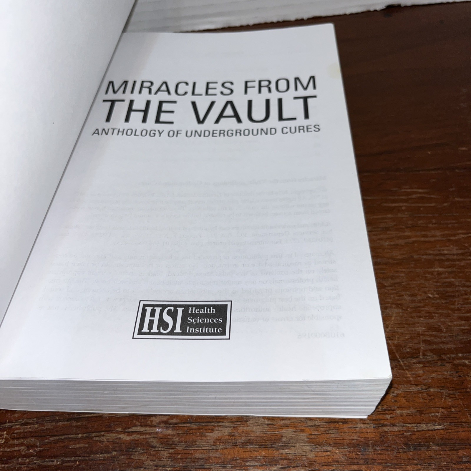 Miracles from The Vault Anthology of Underground Cures – Jenny Thompson PB Good